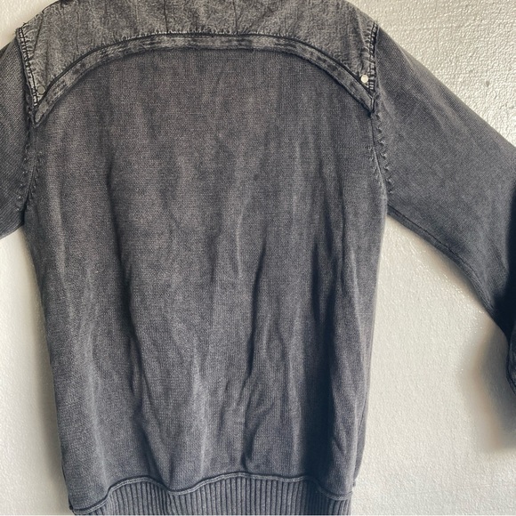 BKE Men's Charcoal Zip-Up Sweater - Picture 6 of 7